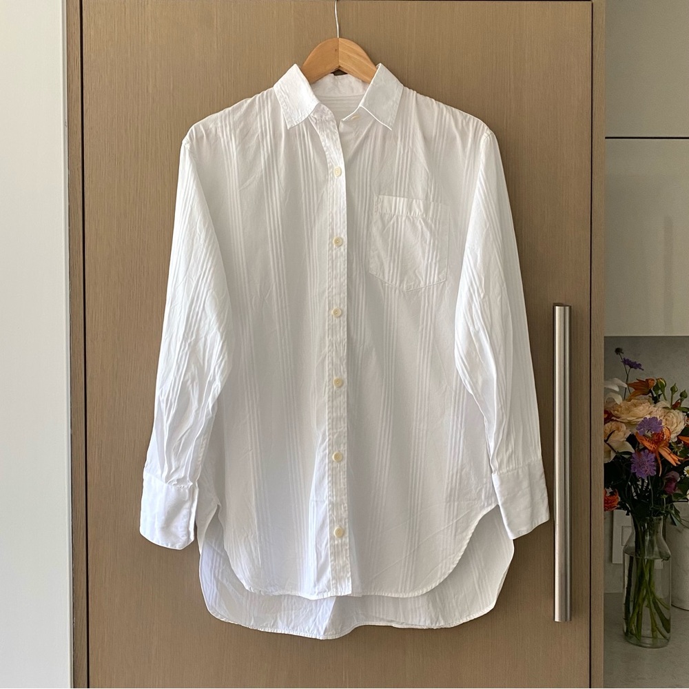 Maria Mcmanus oversized tunic shirt white